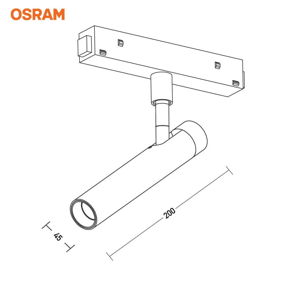 ΣΠΟΤ ΜΑΓΝΗΤΙΚΗΣ ΡΑΓΑΣ Φ27mm 3000K 5W ON/OFF ΧΡΥΣΟ - ZAMBELIS LIGHTS