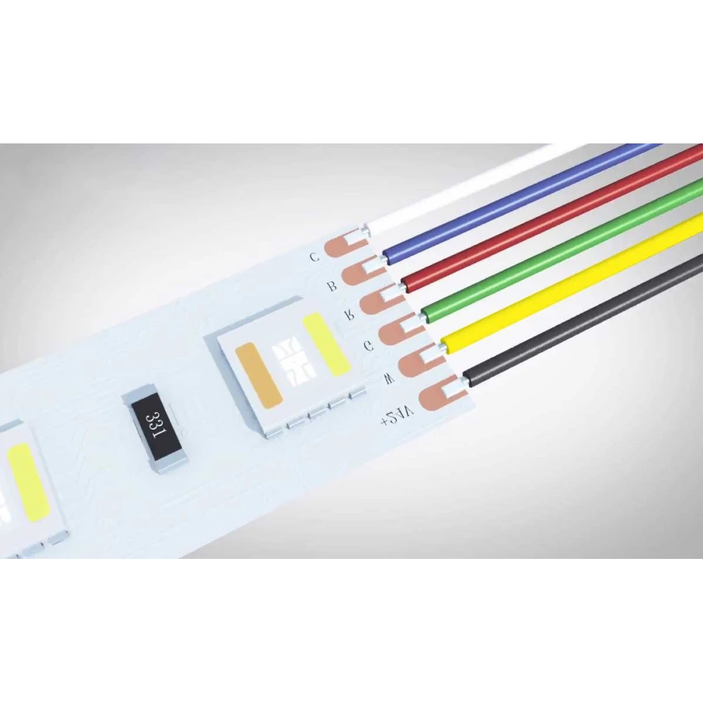 Εύκαμπτο Πλακέ Καλώδιο Συνδεσμολογίας RGBW+WW 6 x 0.25mm²