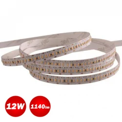 5 Μέτρα Led Ταινία 12W 24V IP20 PRO - Eurolamp Ψυχρό Λευκό 6500K