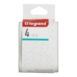 Πολύπριζο για 4 φις διπολικά 6Α - legrand