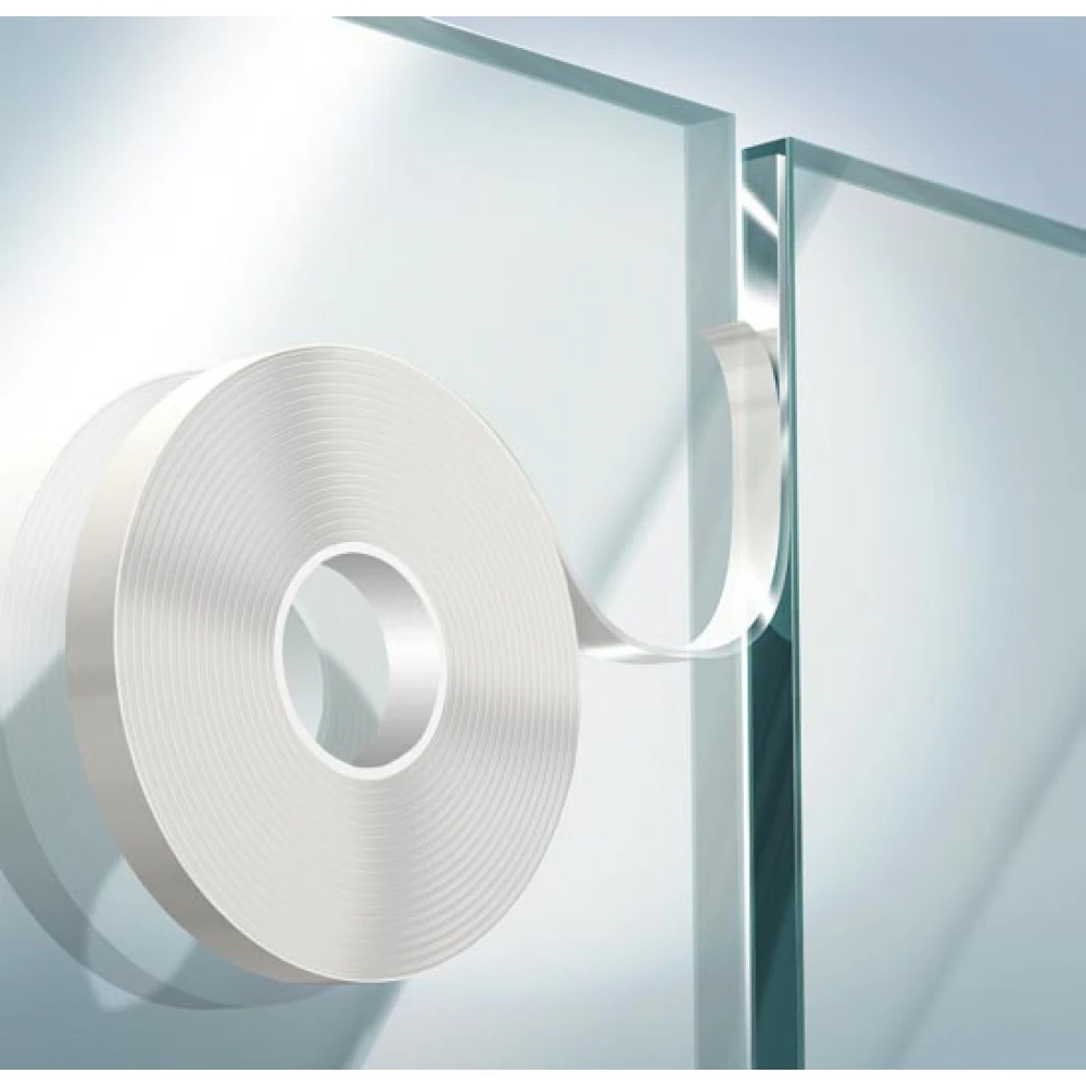 DUPLOCOLL CPT 500F ΔΙΑΦΑΝΗ Ακρυλική Μάζα Κόλλας με Λευκό Liner 9mm x 6m - Lohmann