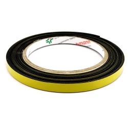 DUPLOCOLL 930F ΜΑΥΡΗ Αφρώδης Ταινία Διπλής Όψης με Κίτρινο Liner 8mm x 5m - Lohmann
