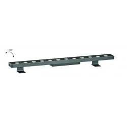 LED Γραμμικό Wall Washer Αλουμινίου Σε Ανθρακί 10º IP65 Marvel VIOKEF