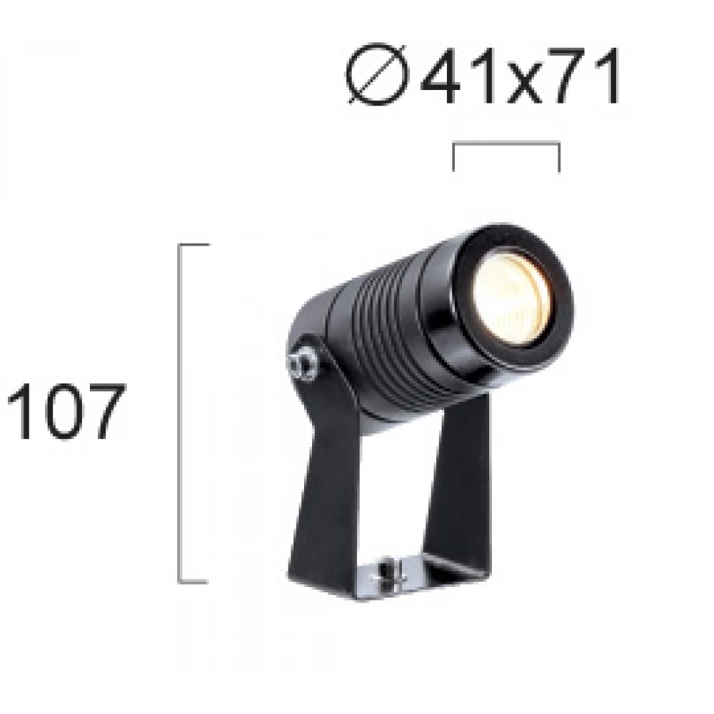 Εξωτ. χώρου Προβολέας 3W 24V DC Atlas - Viokef