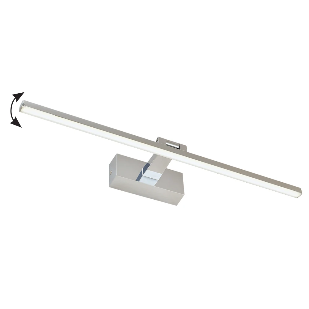 LED Απλίκα Μπάνιου Μεταλλική Σε Χρώμιο 59,5cm 12W IP44 JASPER Viokef