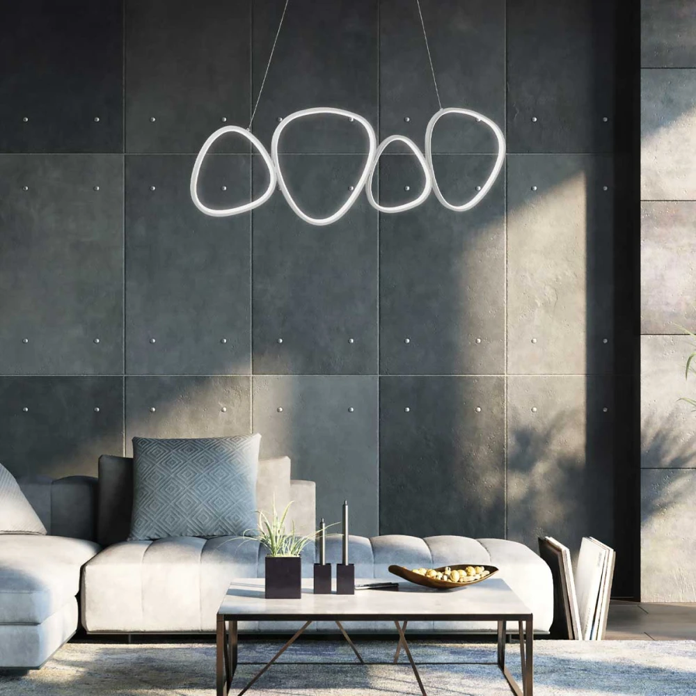 LED Κρεμαστό Φωτιστικό Ράγα 50W Helix - Viokef