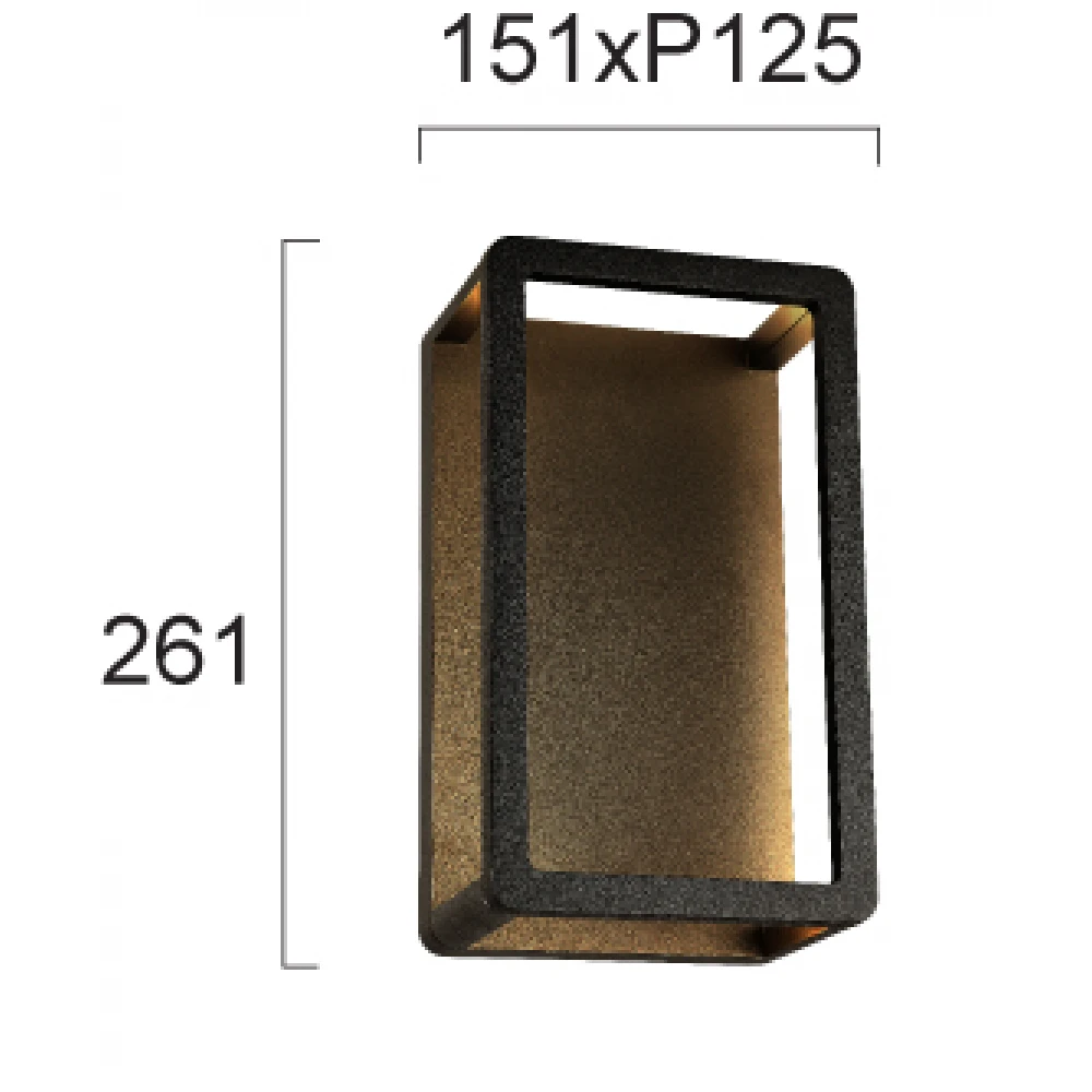 Φωτιστικό Τοίχου LED 10W IP65 Nat - VIiokef