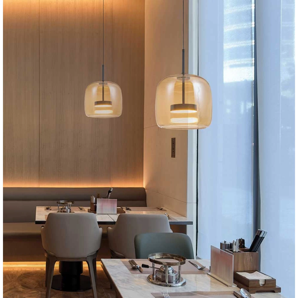 LED Κρεμαστό Φωτιστικό Μονόφωτο Μελί 12W D:260 Deco - Viokef