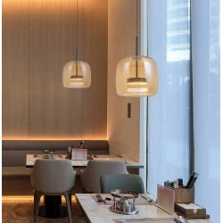 LED Κρεμαστό Φωτιστικό Μονόφωτο Μελί 12W D:260 Deco - Viokef
