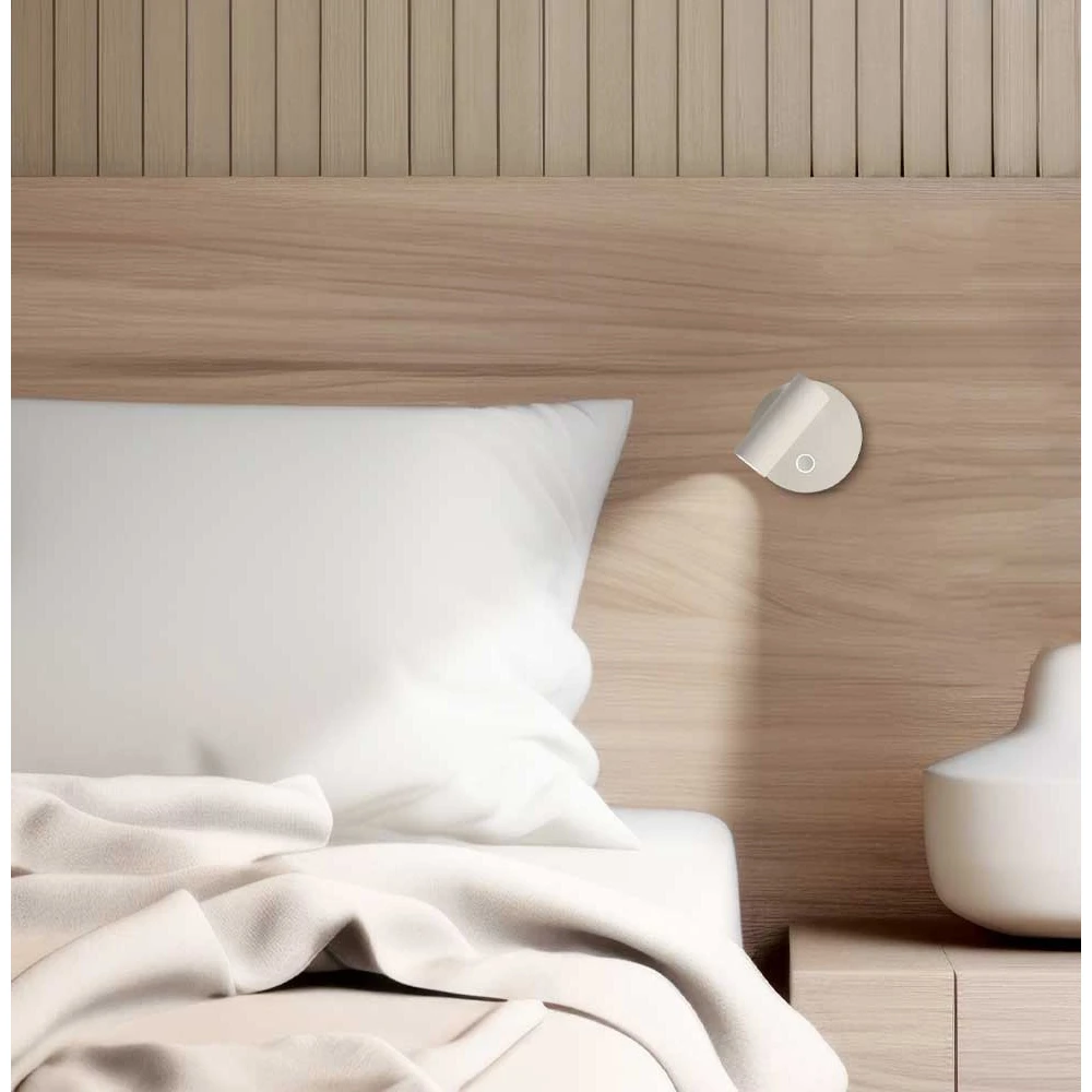 LED Φωτιστικό Τοίχου Λευκό 4W CRI97 Dimmable Tara - Viokef