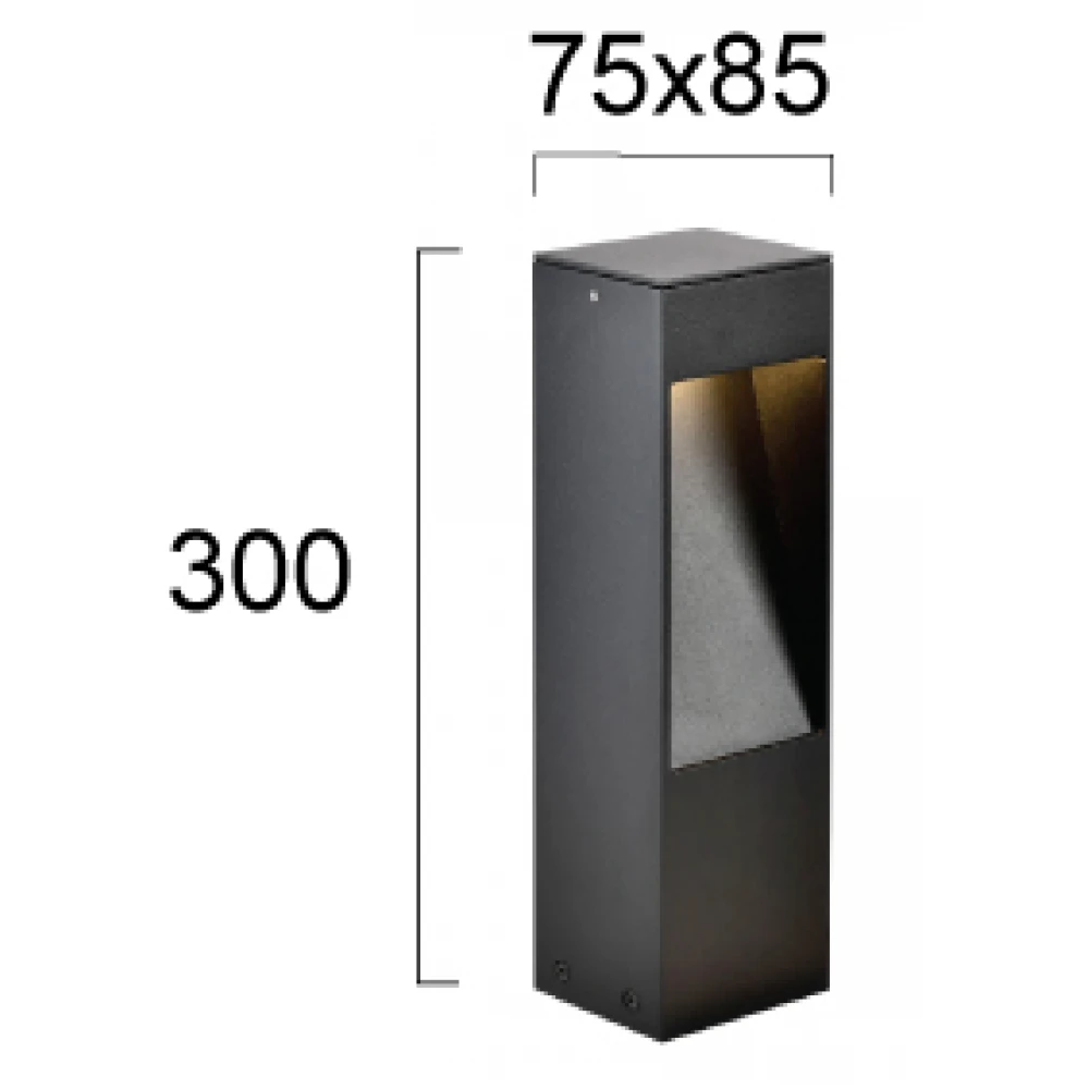 Στήλος Κήπου H:300 LED 7W CRI93 IP65 Karl - Viokef