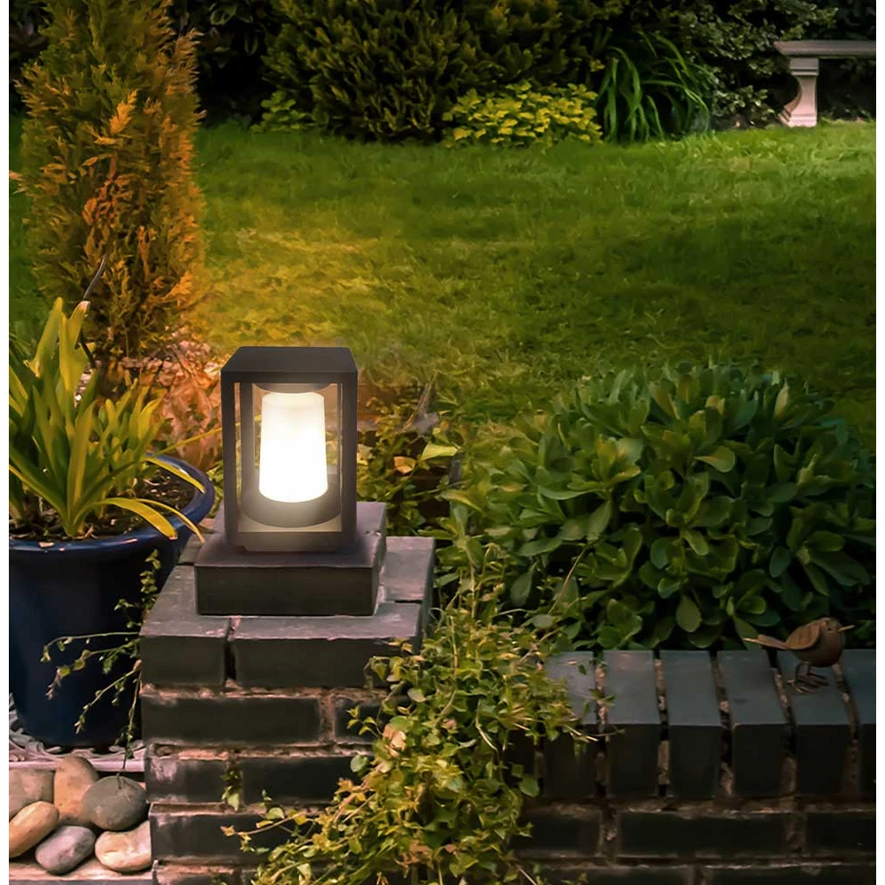 Στήλος Κήπου Square 1xE27 IP54 Korey - Viokef