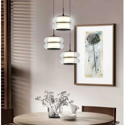 LED Κρεμαστό Φωτιστικό Μονόφωτο 12W CRI94 Glossy - Viokef