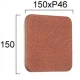 LED Φωτιστικό Τοίχου Κόκκινο Terracotta LED 7W Ryda - Viokef