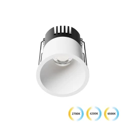 Χωνευτό Σποτ Λευκό D105 19W CRI93 Dylan - Viokef