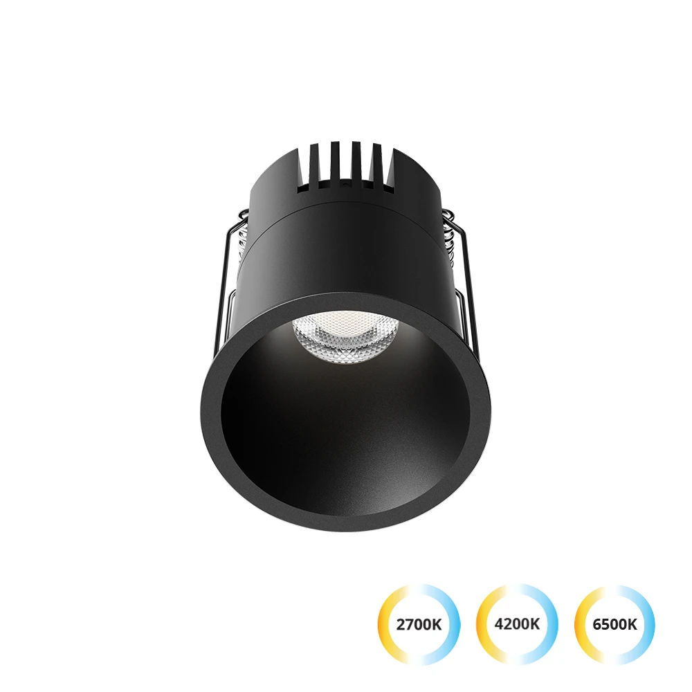 Χωνευτό Σποτ Μαύρο D105 19W CRI 93 Dylan - Viokef