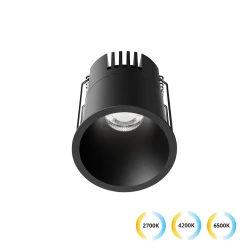 Χωνευτό Σποτ Μαύρο D105 19W CRI 93 Dylan - Viokef