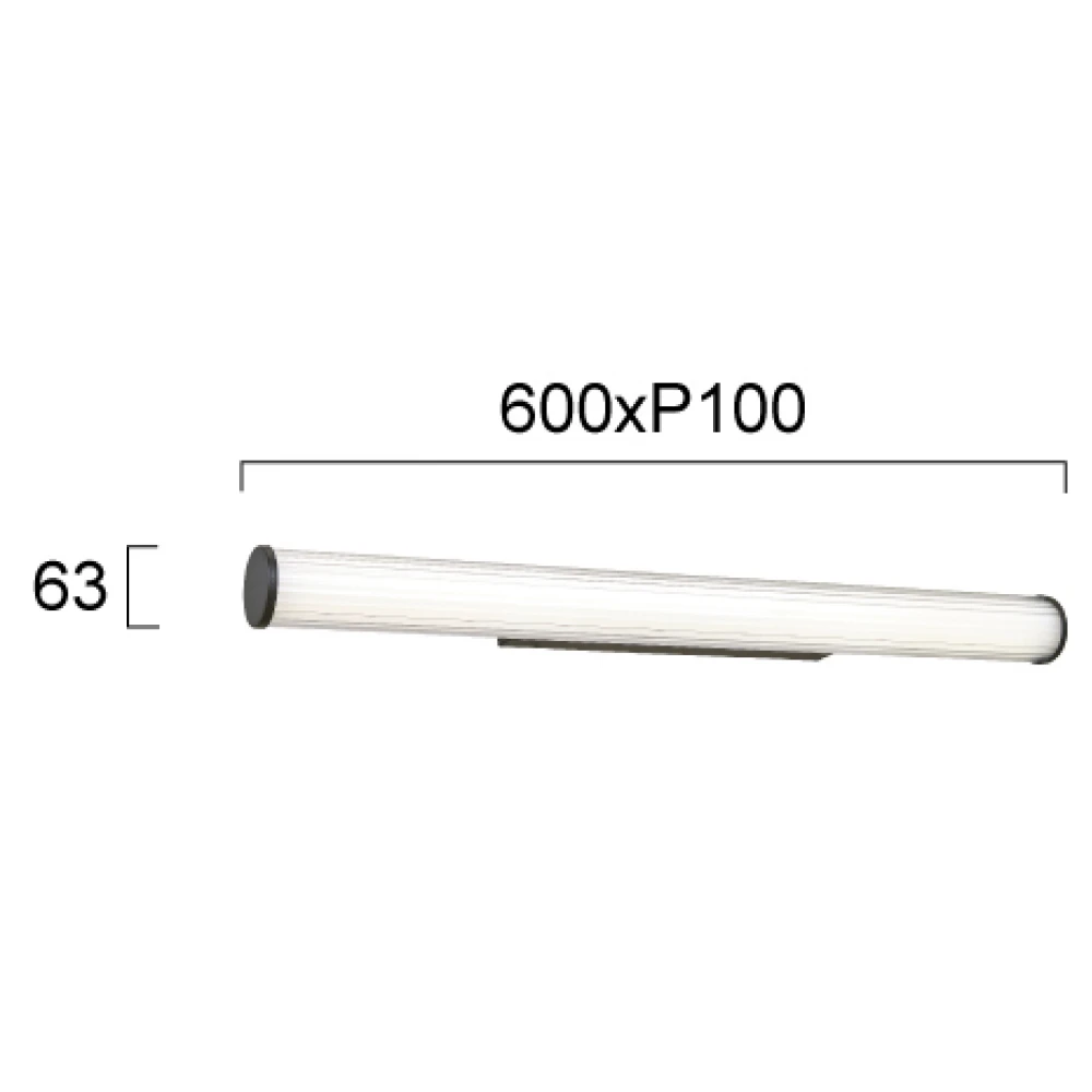 Φωτιστικό Τοίχου Round LED 15W IP44 Romina - Viokef