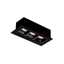Σποτ Χωνευτό Μαύρο 6W 3000K 30° ADEN - VIOKEF