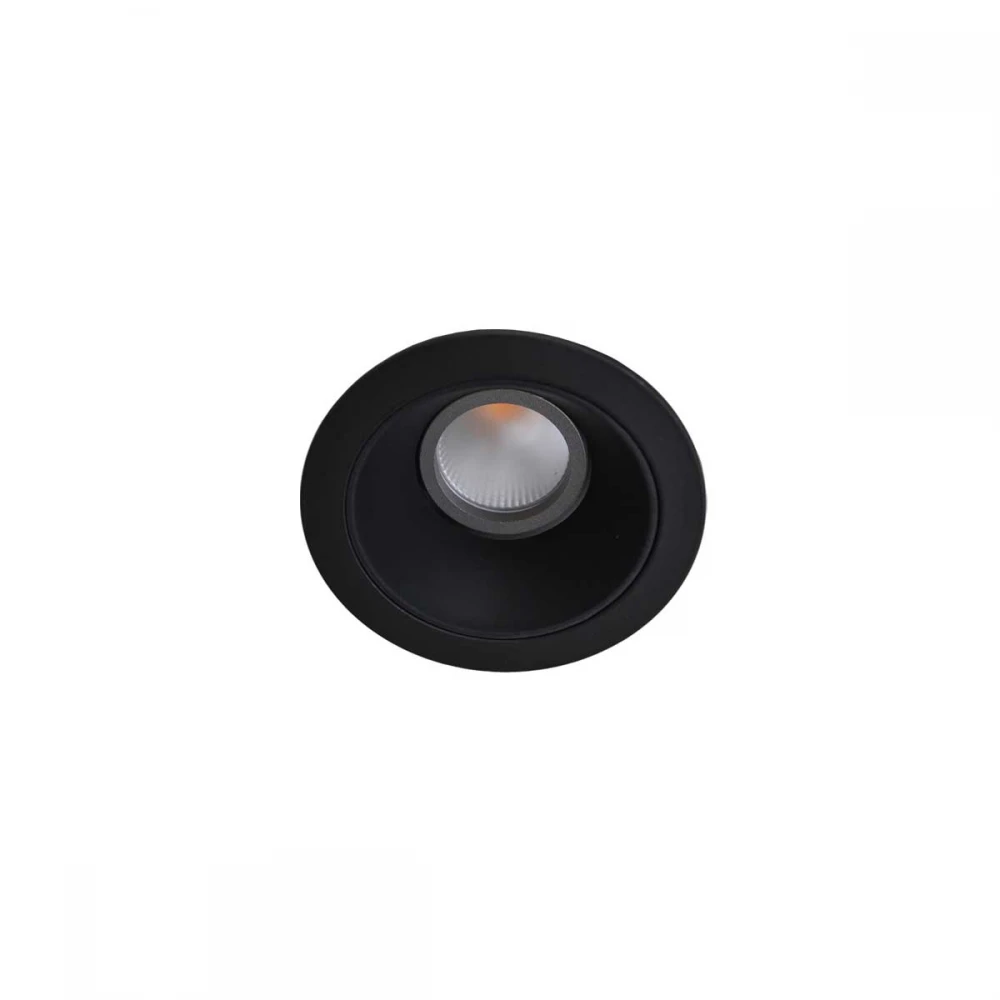 Χωνευτό Σποτ Μαύρο 5W 3000K 38° Alea - VIOKEF