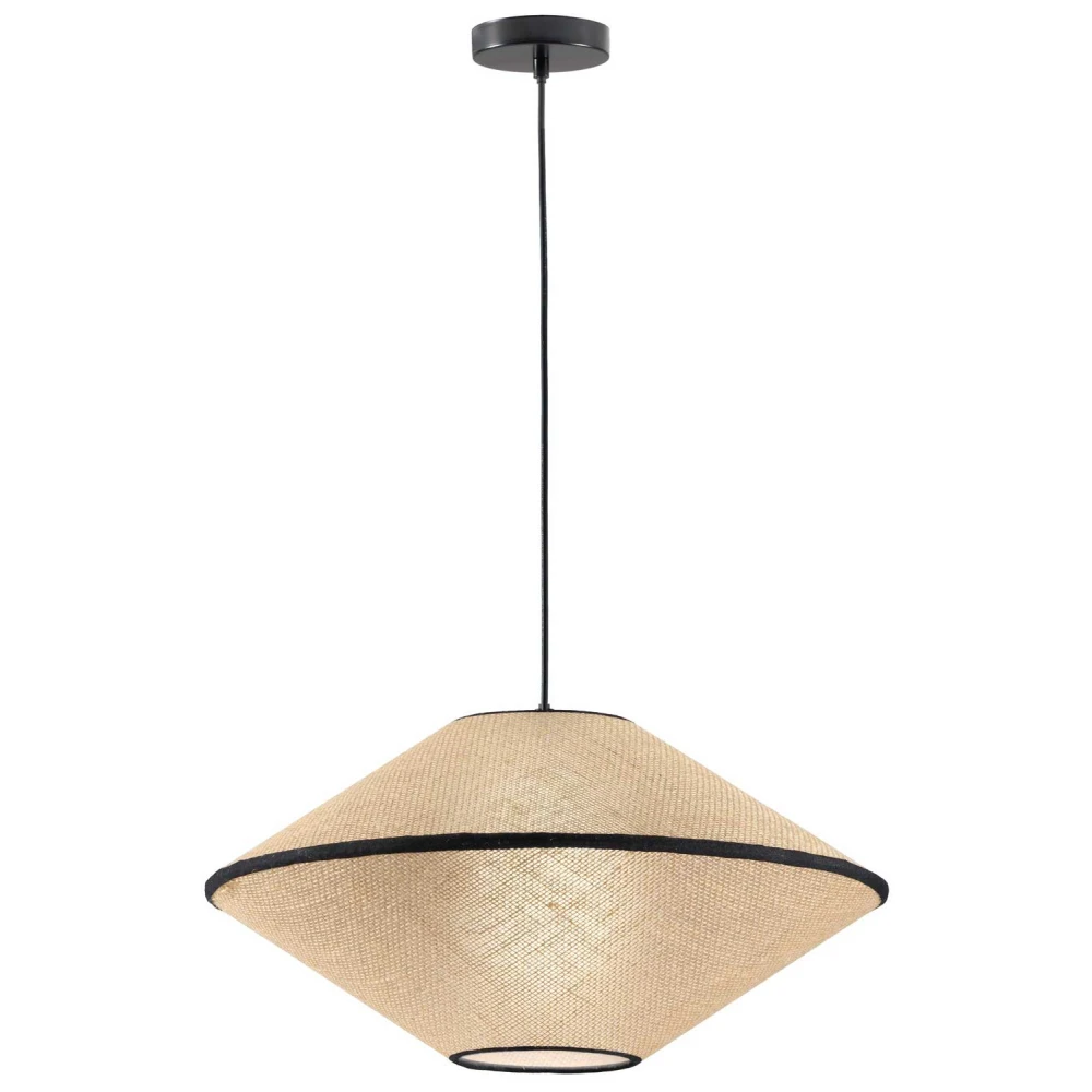 Κρεμαστό Φωτιστικό Μονόφωτο Ψάθινο D60cm 1xE27 AMICA VIOKEF