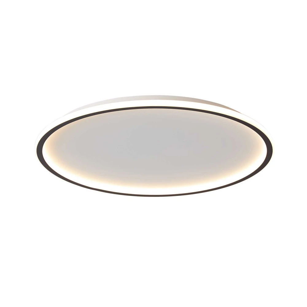 LED Πλαφονιέρα Αλουμινίου Λευκή-Μαύρη D:400 35W ARLA - VIOKEF