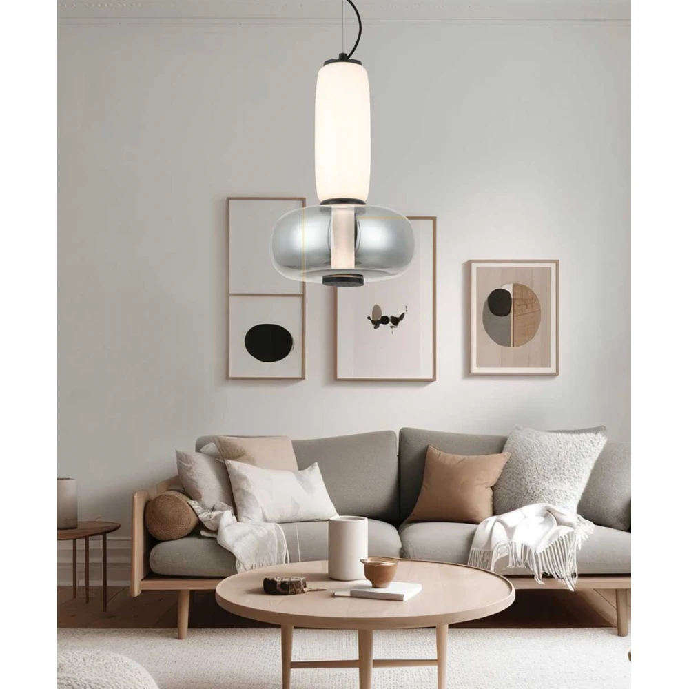 LED Κρεμαστό Φωτιστικό Μονόφωτο 18W Avery - Viokef