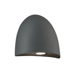 Απλίκα LED Αλουμινίου σε Ανθρακί 6W IP54 BAUTA - VIOKEF