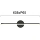 LED Φωτιστικό Τοίχου Μαύρο 11W IP44 Camelia - Viokef