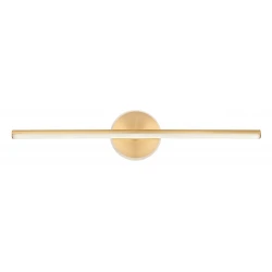 LED Φωτιστικό Τοίχου Χρυσό 11W IP44 Camelia - Viokef