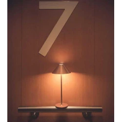 LED Επαναφορτιζόμενο Πορτατίφ Χάλκινο Dimmable IP54 3W CONE - VIOKEF