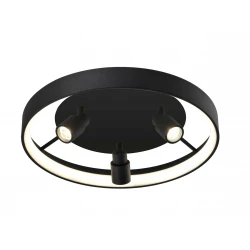 LED Πλαφονιέρα Μεταλλική Μαύρη 30W DENIS VIOKEF