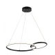 LED Κρεμαστό Φωτιστικό Μαύρο 36W DOUBLE - VIOKEF