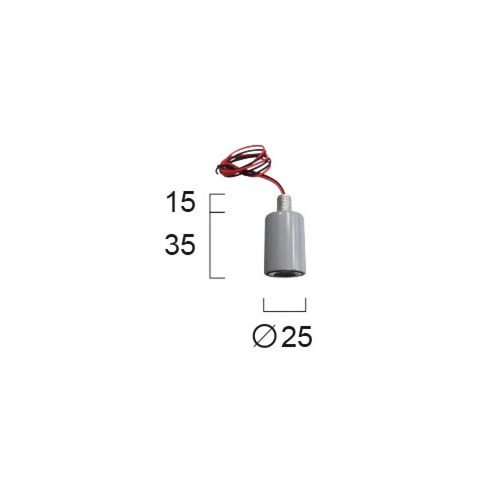 LED Σποτ Κοιλοδοκού 3W 270Lm 3000K, Duct VIOKEF - LED Σποτ Κοιλοδοκού 3W 270Lm 3000K, DuctΤύπος Λάμπας: LED moduleWatt: 3WIP: IP20Μάκρος & ύψος: D:25 X H:35Special design για πέργκολα