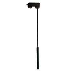 LED Μονόφωτο Ράγας 4 Αγωγών / 3 Κυκλωμάτων, 3W 270Lm 3000K, Μαύρο Duct VIOKEF