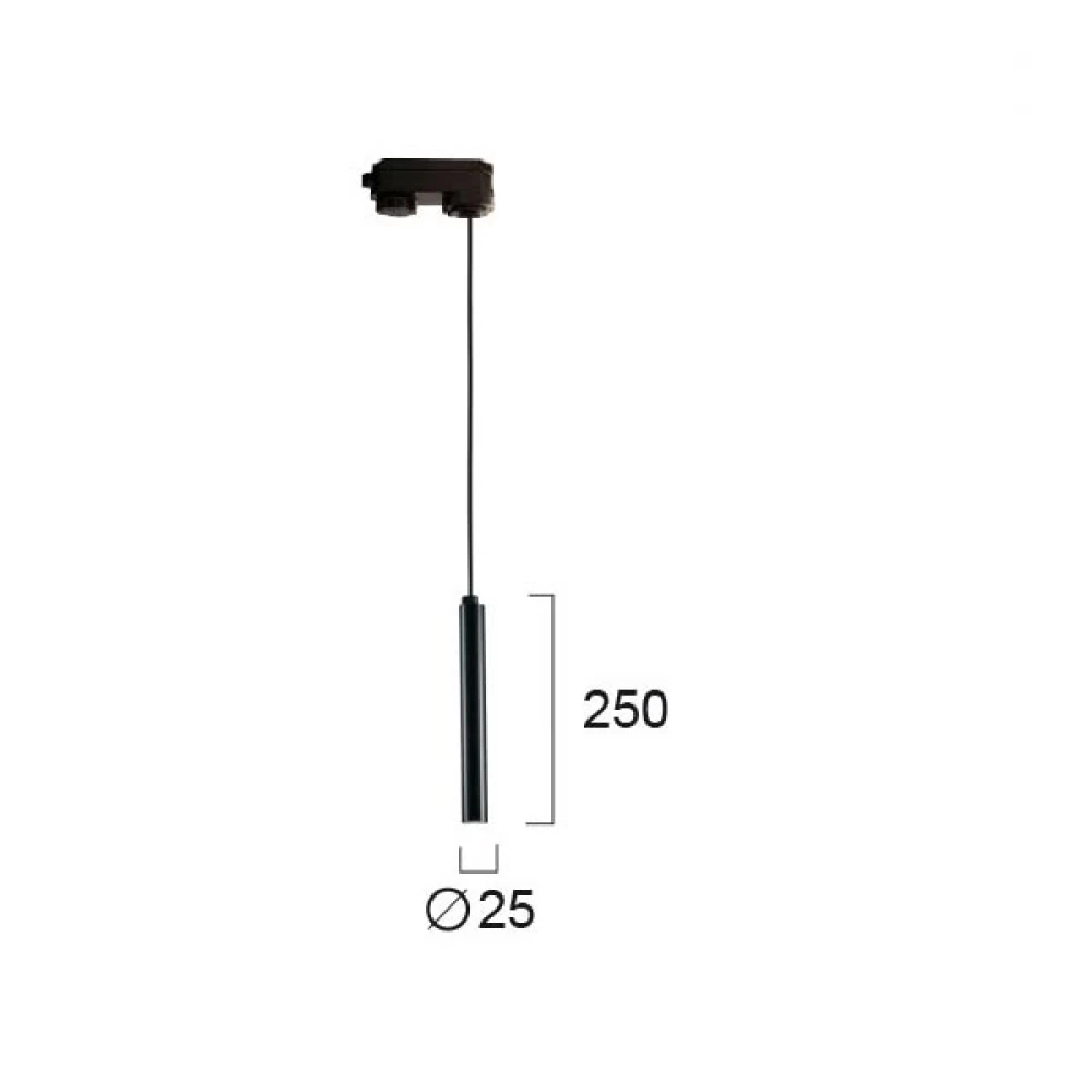 LED Μονόφωτο Ράγας 4 Αγωγών / 3 Κυκλωμάτων, 3W 270Lm 3000K, Μαύρο Duct VIOKEF - Μονόφωτο Ράγας Μαύρο DuctΤύπος Λάμπας:&nbsp;LED moduleWatt:&nbsp;3WIP:&nbsp;IP20Μάκρος & ύψος: D:25 X H:950Beam Angle 24oΧρώμα φωτισμού: 3000K Θερμό λευκόCRI&a