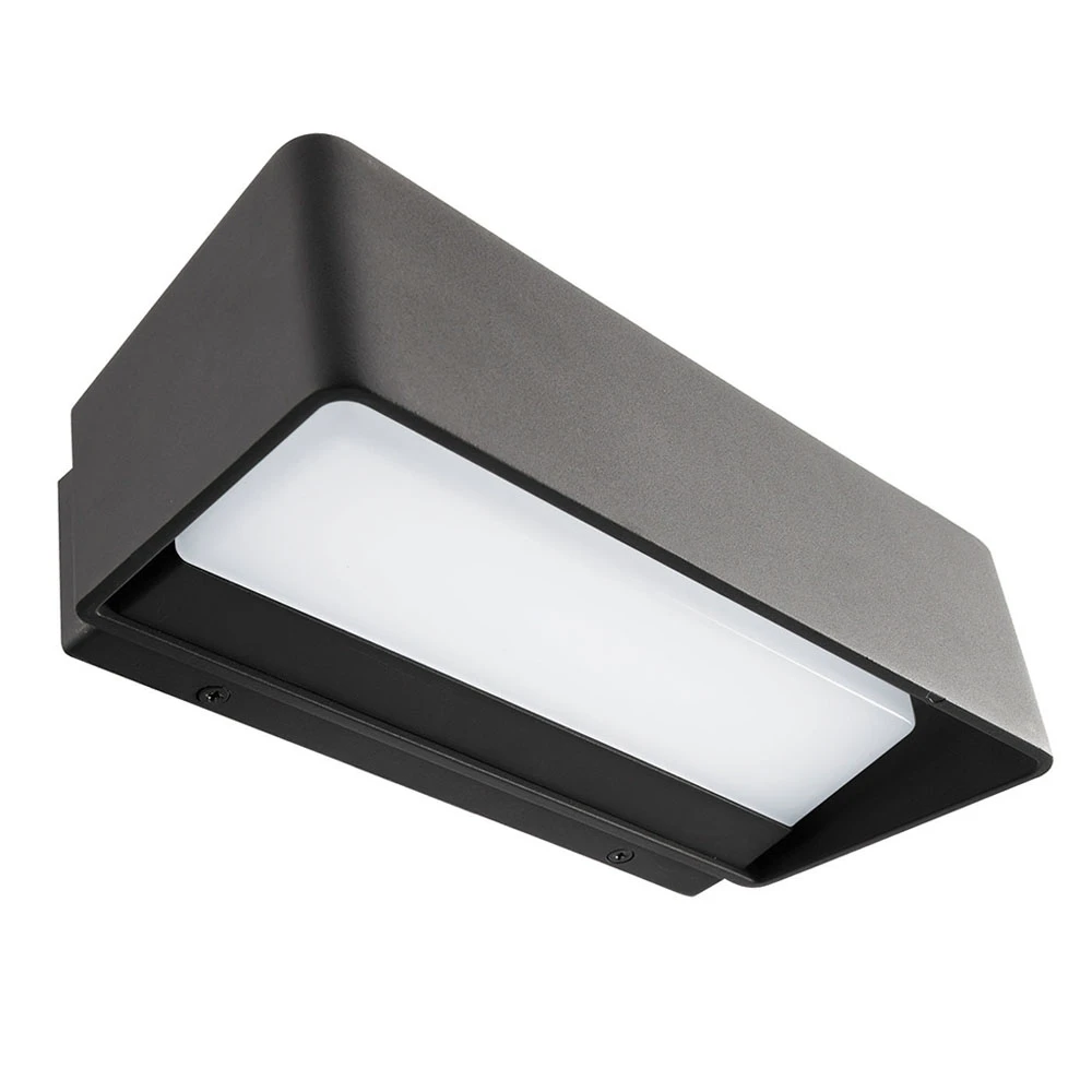 LED Απλίκα Εξωτερικού Χώρου Αλουμινίου Ανθρακί UP-DOWN 13W IP65  EDISON - VIOKEF