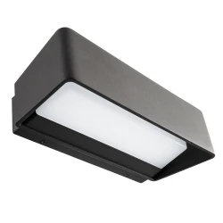 LED Απλίκα Εξωτερικού Χώρου Αλουμινίου Ανθρακί UP-DOWN 13W IP65  EDISON - VIOKEF