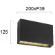 LED Απλίκα LED Πλαστική Σε Ανθρακί Up - Down 13W IP65 ELVIRA - VIOKEF