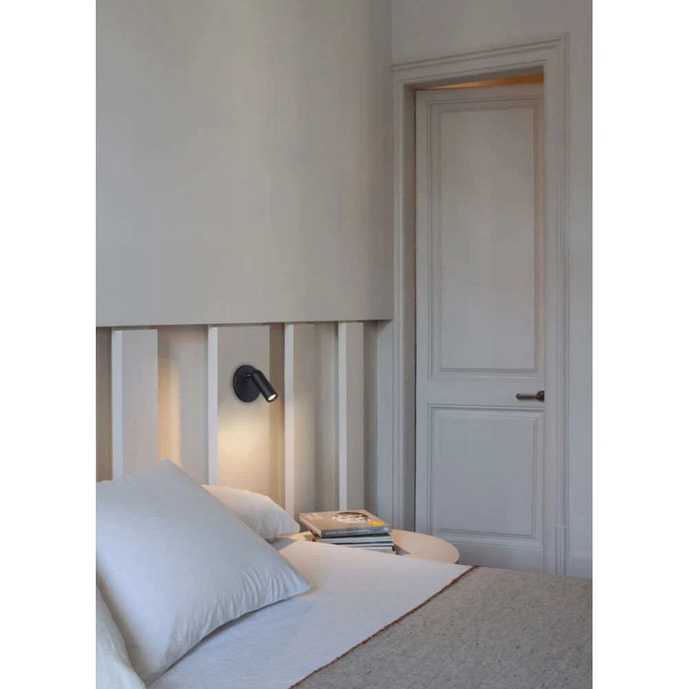 Απλίκα Ανάγνωσης Μεταλλική Χωνευτή Σε Μαύρο Χρώμα 3W 150lm EMMA Viokef