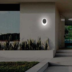 Απλίκα LED Αλουμινίου σε Ανθρακί με PC 13W IP65 ERODIUS - VIOKEF