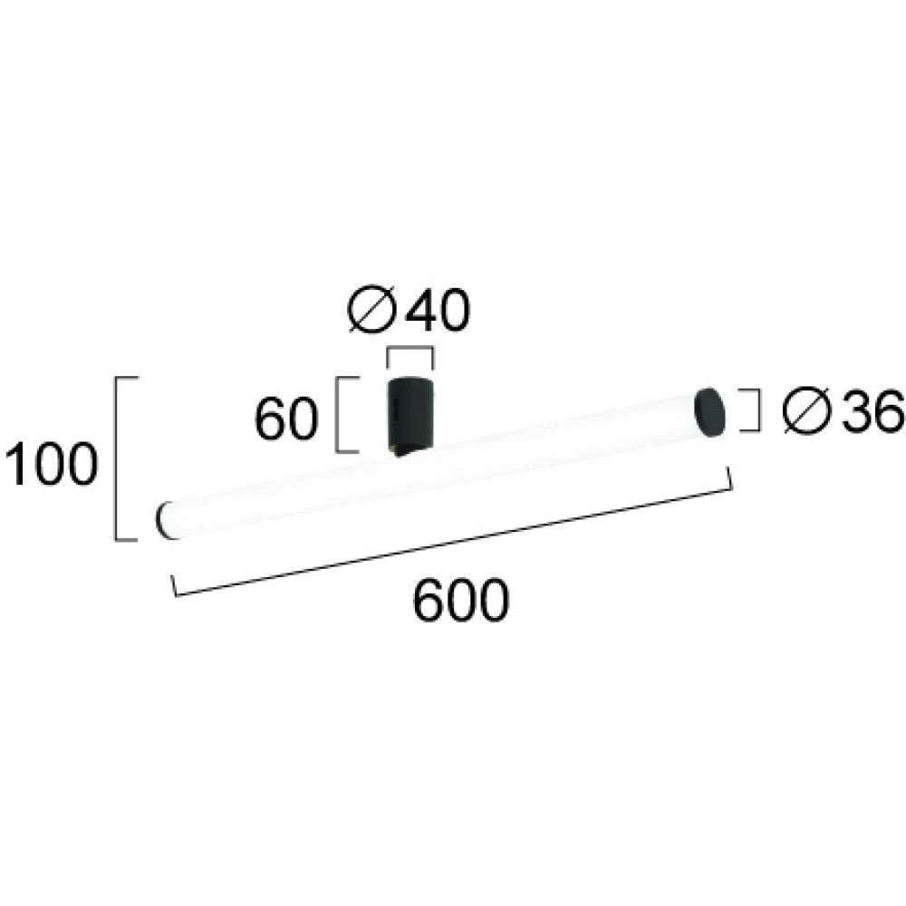 Γραμμικό Φωτιστικό Ράγας με Bluetooth Flexy 21W CRI92 Dimmable - Viokef
