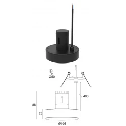 Τροφοδοτικό  Ράγας Flexy 48V DC 100W Smart Dim - Viokef