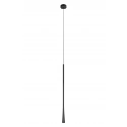 LED Κρεμαστό Φωτιστικό Αλουμίνιου Μαύρο 6,3W CRI92 FOX - VIOKEF