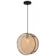 Κρεμαστό Φωτιστικό Μονόφωτο Από Rattan D30cm 1xE27 GHEISA VIOKEF