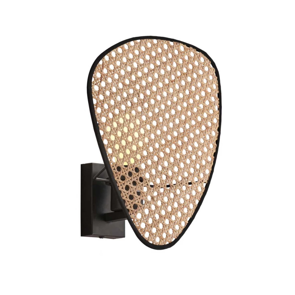 Φωτιστικό Τοίχου Μονόφωτο Από Rattan 1xE27 GHEISA VIOKEF