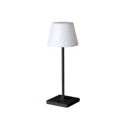 LED Επαναφορτιζόμενο Πορτατίφ Μαύρο Dimmable IP44 2W 4000K HAPPY - VIOKEF