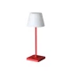 LED Επαναφορτιζόμενο Πορτατίφ Κόκκινο Dimmable IP44 2W 4000K HAPPY - VIOKEF