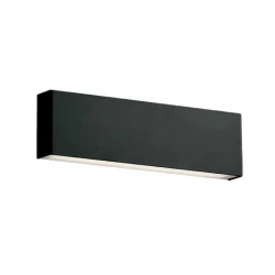 LED Επιτοίχιο Φωτιστικό Μεταλλικό 12W Σε Μαύρο Χρώμα HUGO VIOKEF