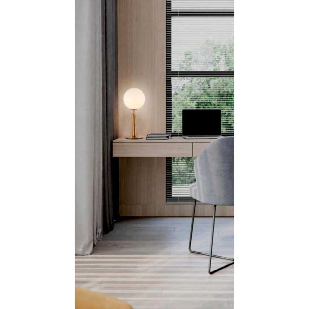 Πορτατίφ Χρυσό Με Γυαλί 1x G9 5W JOLIN - VIOKEF